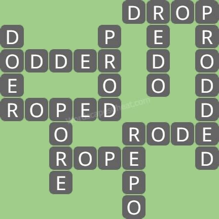 Wordscapes Level 644, Vine 4 .
